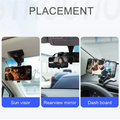 360° Car Phone Holder – Secure Dashboard Mount for All Phones